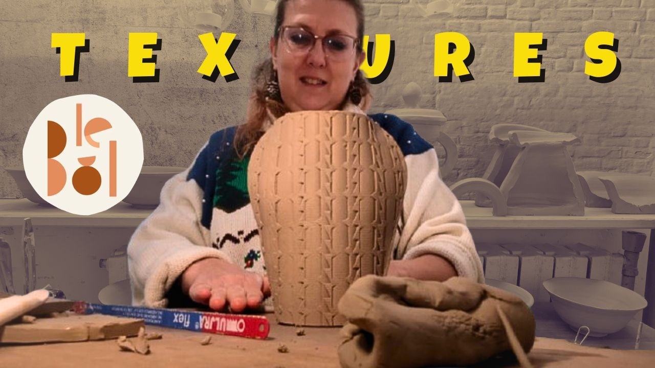 Mon CAP de céramique #23 : Cap blanc  + Stage textures à Agen avec Hélène Morbu