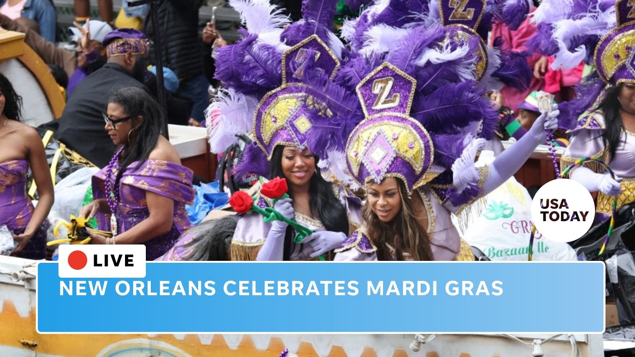 Mardi Gras celebrated in New Orleans
