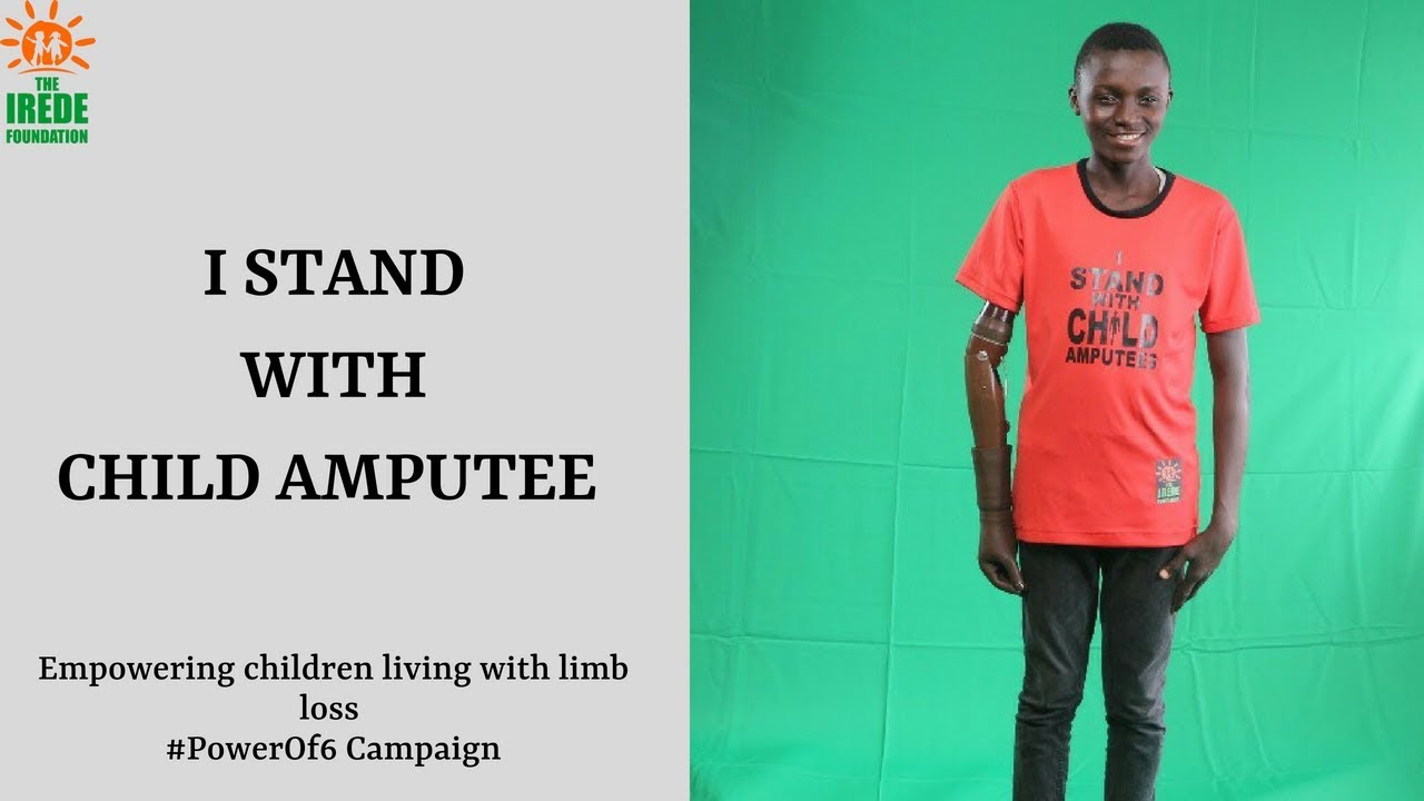 PowerOf6 Campaign for Child Amputees: Stand with Child Amputees
