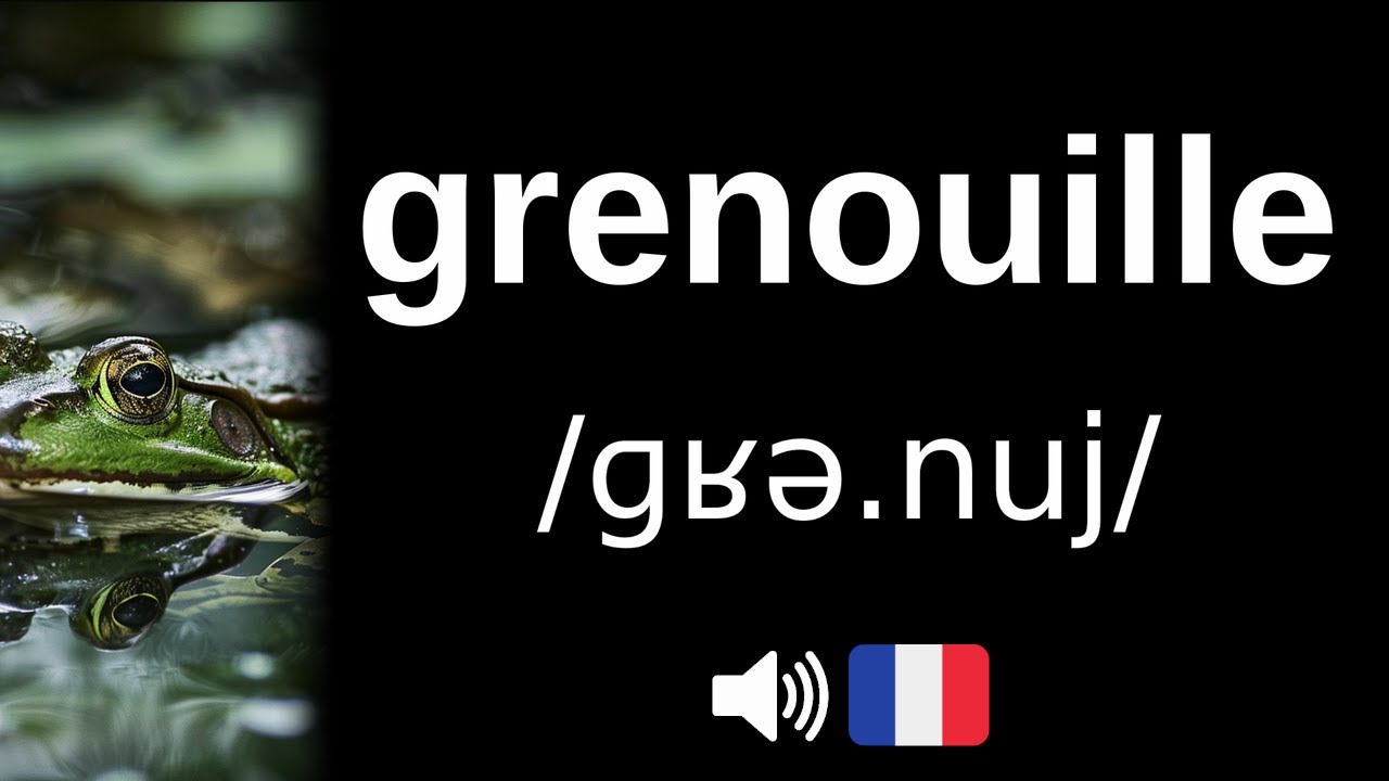 Comment bien prononcer 'grenouille' ?