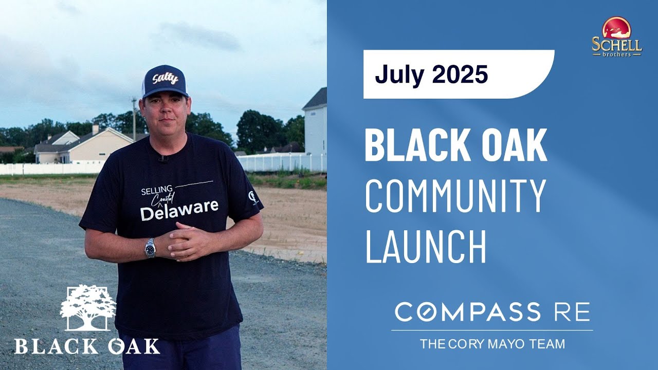 Black Oak by Shell Brothers: New Community East of Route 1 | Coastal Delaware Real Estate