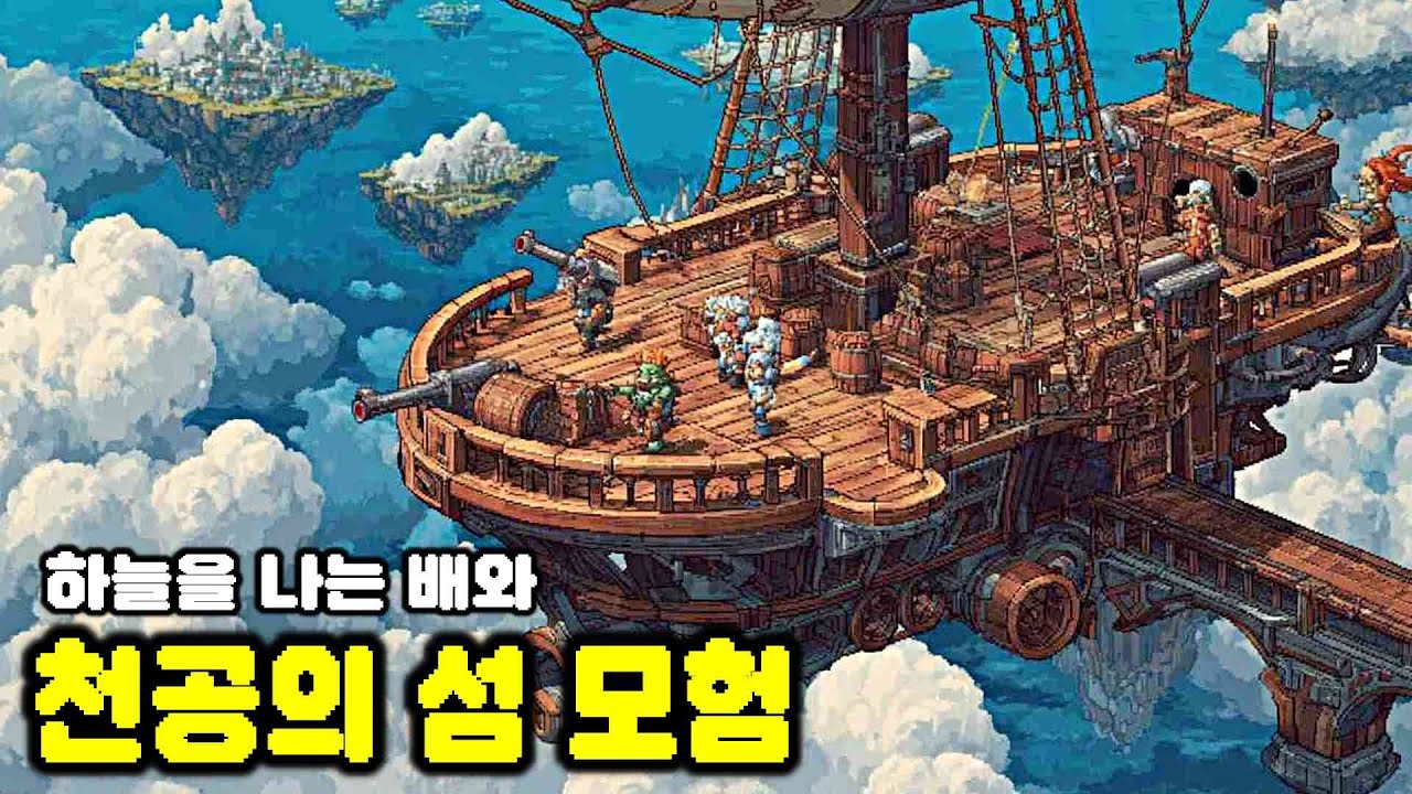 하늘을 나는 배, 천공의 섬에서 시작되는 모험! 신작 턴제 픽셀 RPG | Dead Weight