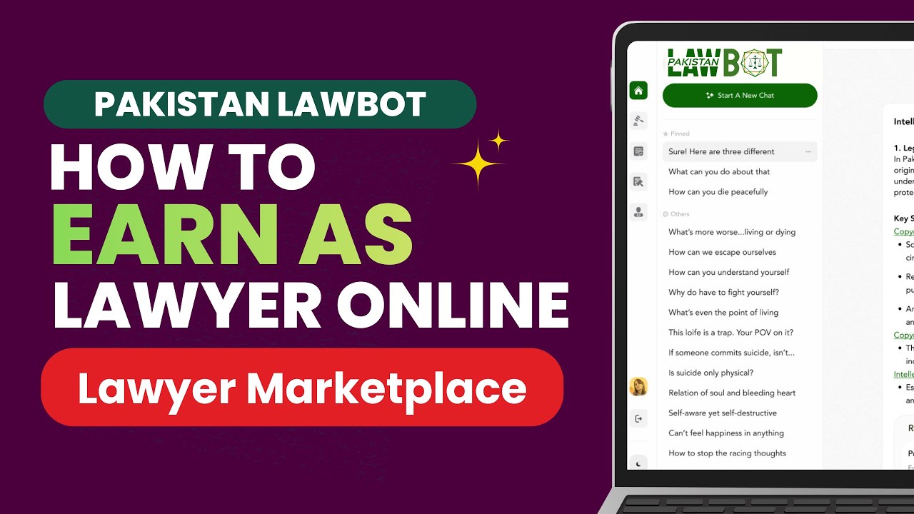 How to Register on Pakistan Law Bot Lawyer Marketplace | Complete Guide for Lawyers (2026)
