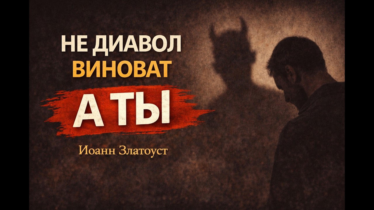 Не диавол виноват — о наших грехах и духовной борьбе | Иоанн Златоуст