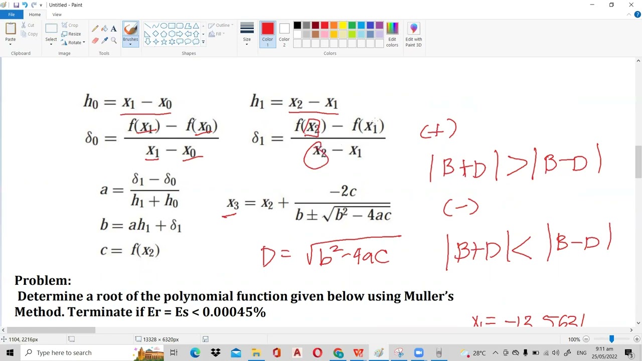 Muller's Method