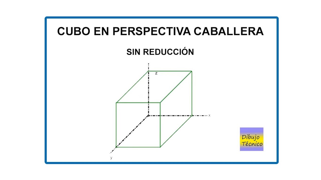 Cubo en perspectiva caballera
