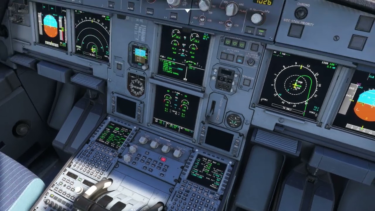 MSFS2020 Fenix A320 LTCG Takeoff