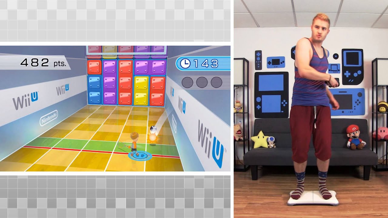 Wii Fit U - Puzzle Squash Gameplay