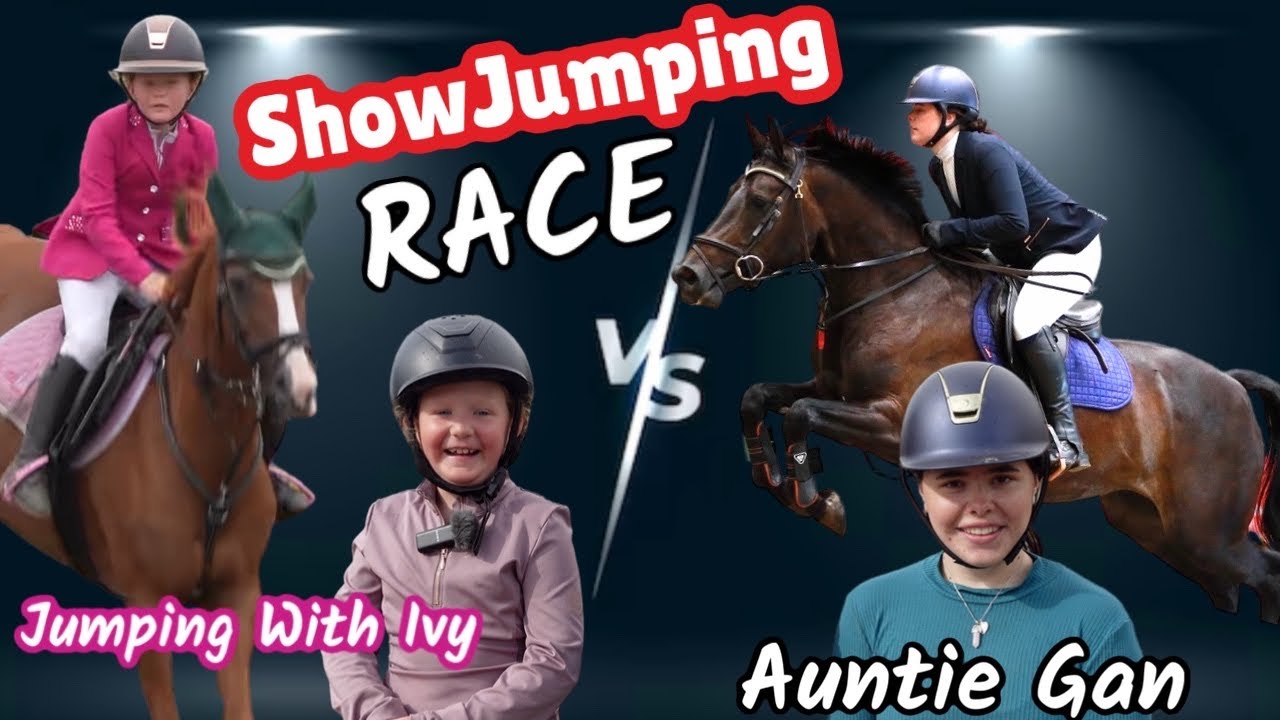 IVY vs Auntie Gan Showjumping Race