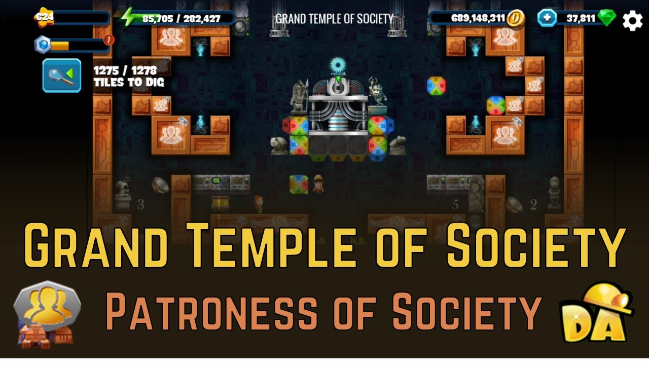 Grand Temple of Society - #9 Patroness of Society - Diggy's Adventure