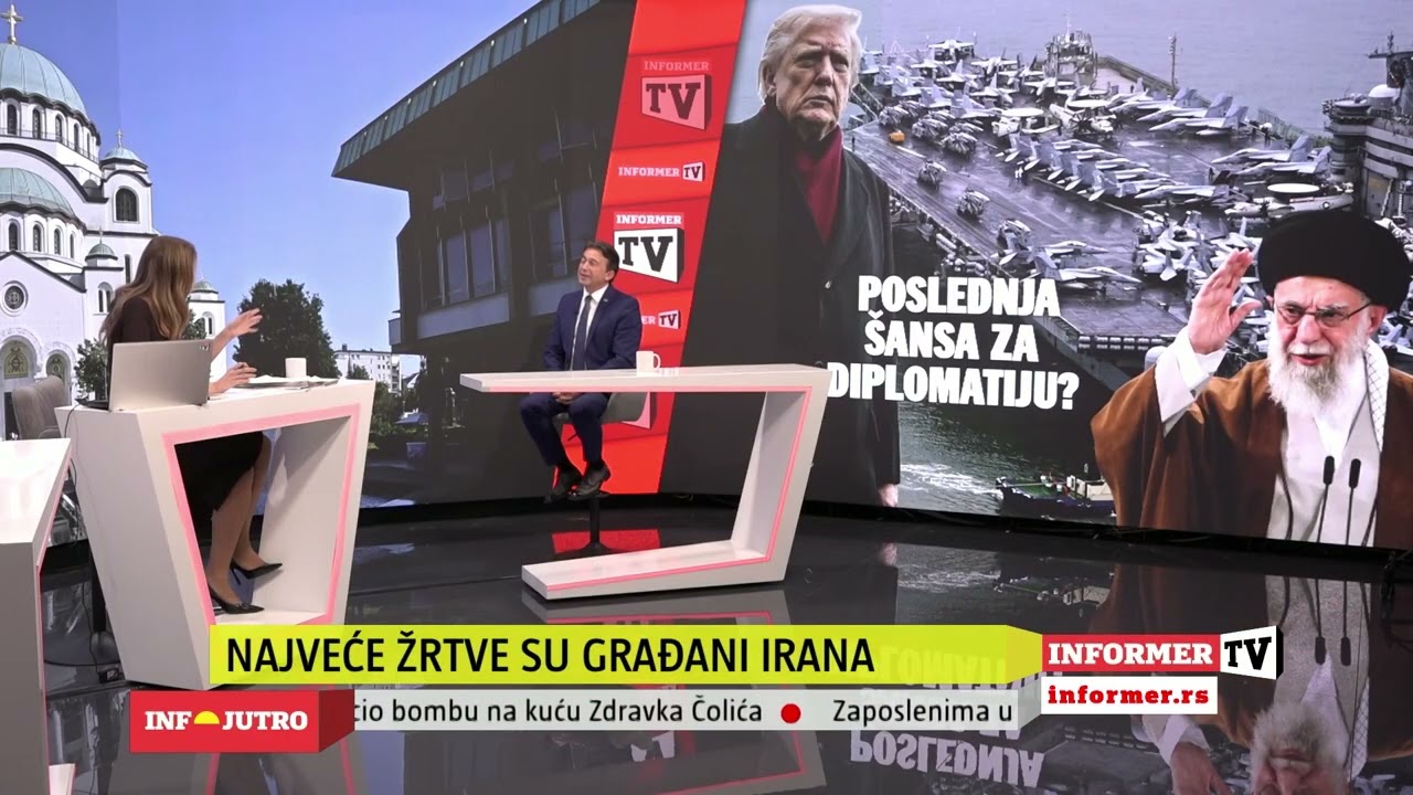 INFO JUTRO - Izrael želi da Amerika napadne Iran