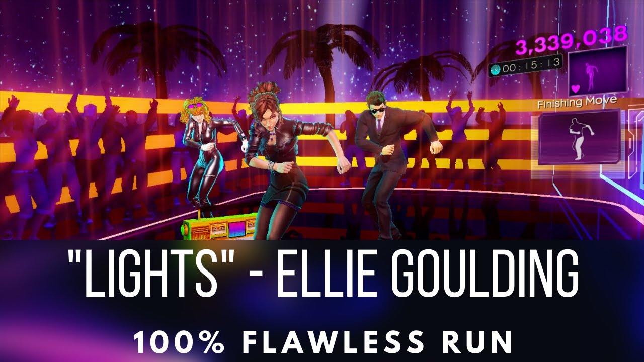 Dance Central 3 - Lights - Ellie Goulding - Flawless Run