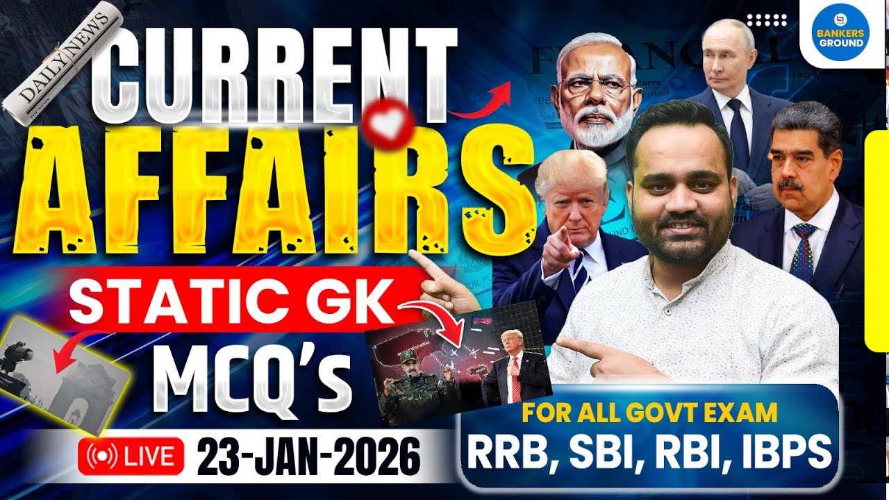 Daily Current Affairs 2026 | 23 January 2026 | Financial Awareness & RBI Circulars  