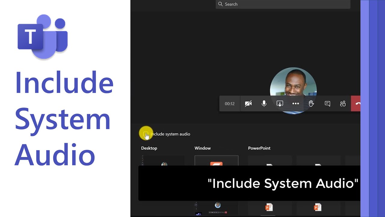 How to Share System Audio in Microsoft Teams