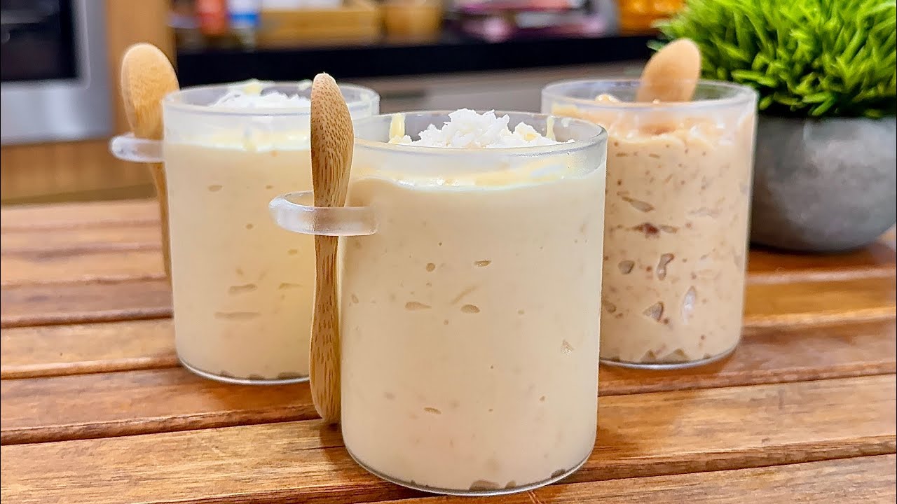 MUITO CALOR AÍ? BORA FAZER ESSA SOBREMESA REFRESCANTE E MUITO SABOROSA 💛✨