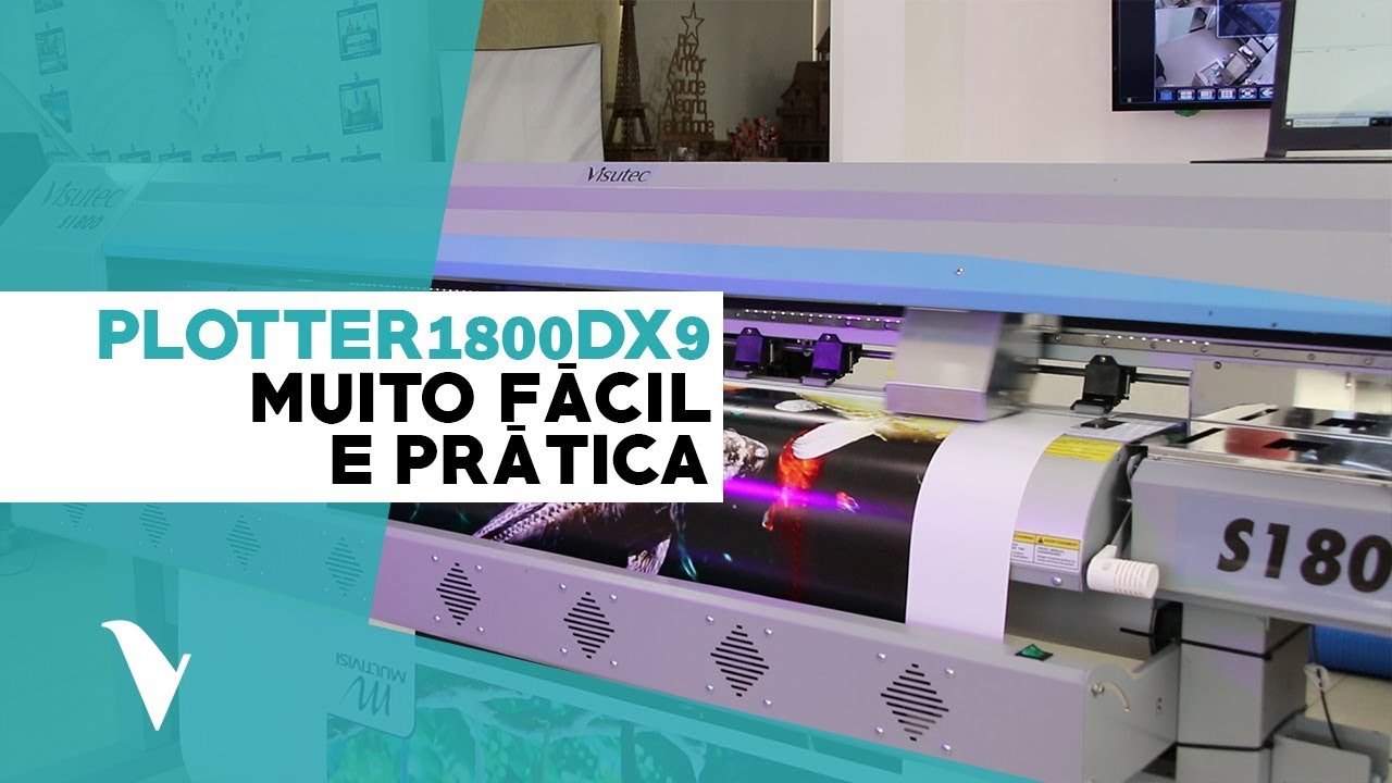 Multivisi | Plotter Digital S1800 DX9 | Muito f&aacute;cil e pr&aacute;tica