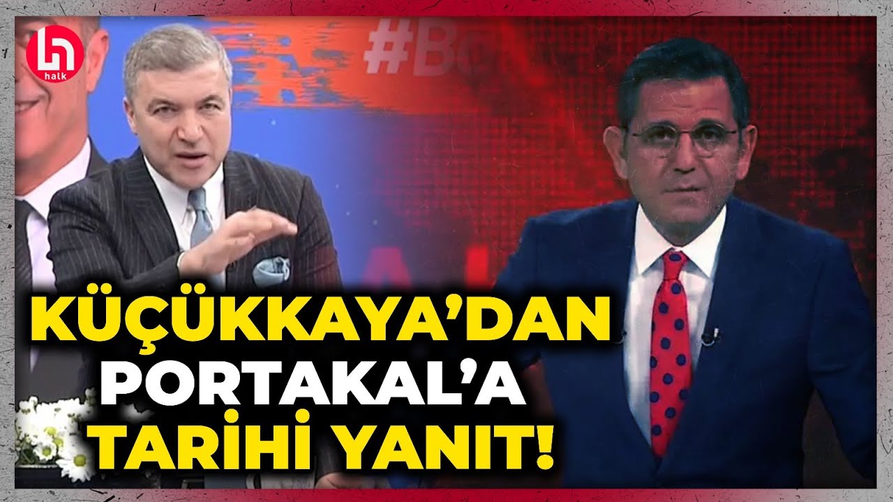 İsmail Küçükkaya'dan Fatih Portakal'a canlı yayında ağır sözler! 