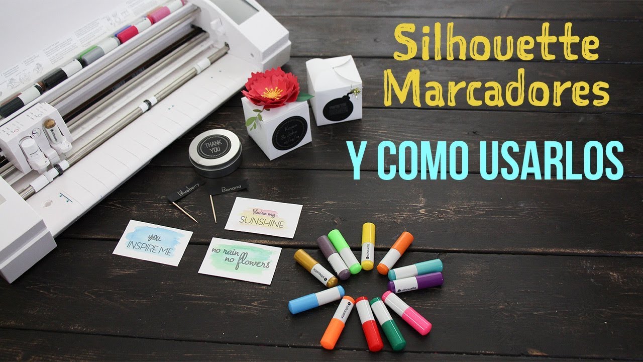Silhouette Marcadores -  Y Como Usarlos