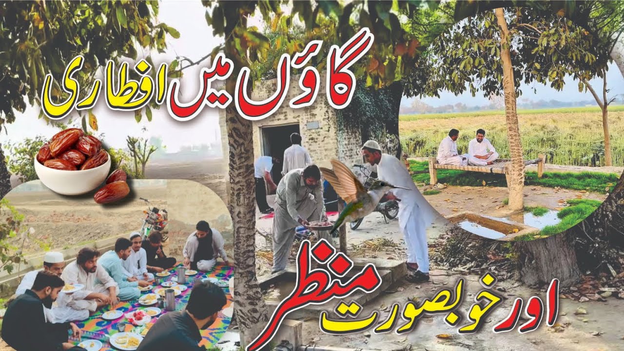 Iftari Ki Dawat 🥰| Or Khobsorat Manzar😮 | Pind Vlogs By Salman
