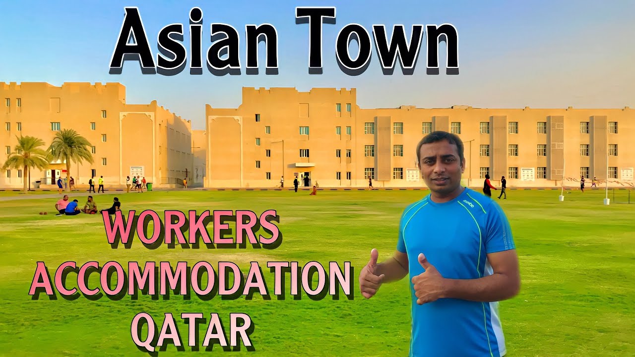 Qatar Workers Accommodations Asian Town City Labor’s Camp 🏕 #qatar #india #vlog #youtube