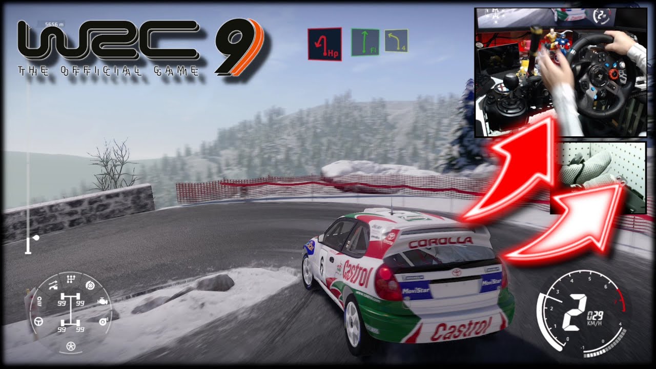 WRC 9 Toyota Corolla WRC Monte Carlo / Logitech G29 DLC Replay
