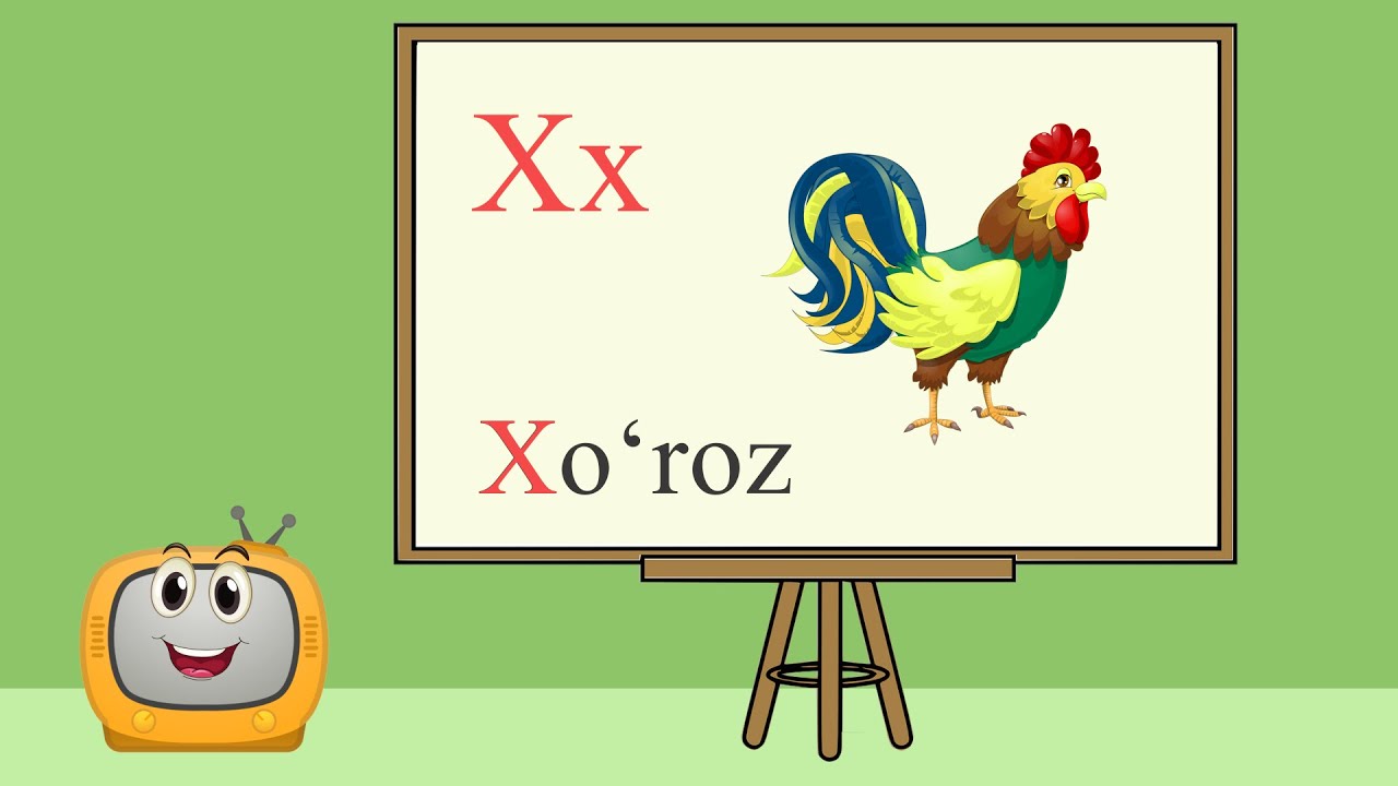 O‘zbek alifbosi - X harfi | Bolalar uchun Dono tv multfilm