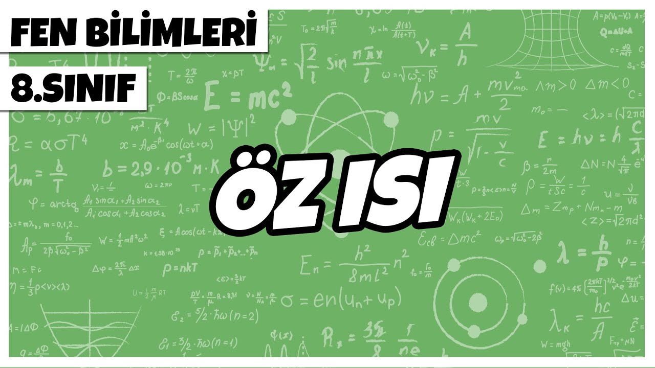 8. Sınıf Fen Bilimleri - Öz Isı | 2022