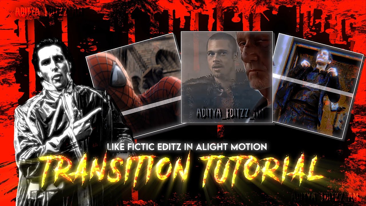 Ae inspired @fictic_editz cut out transition in alight motion | (+FREE PRESETS)