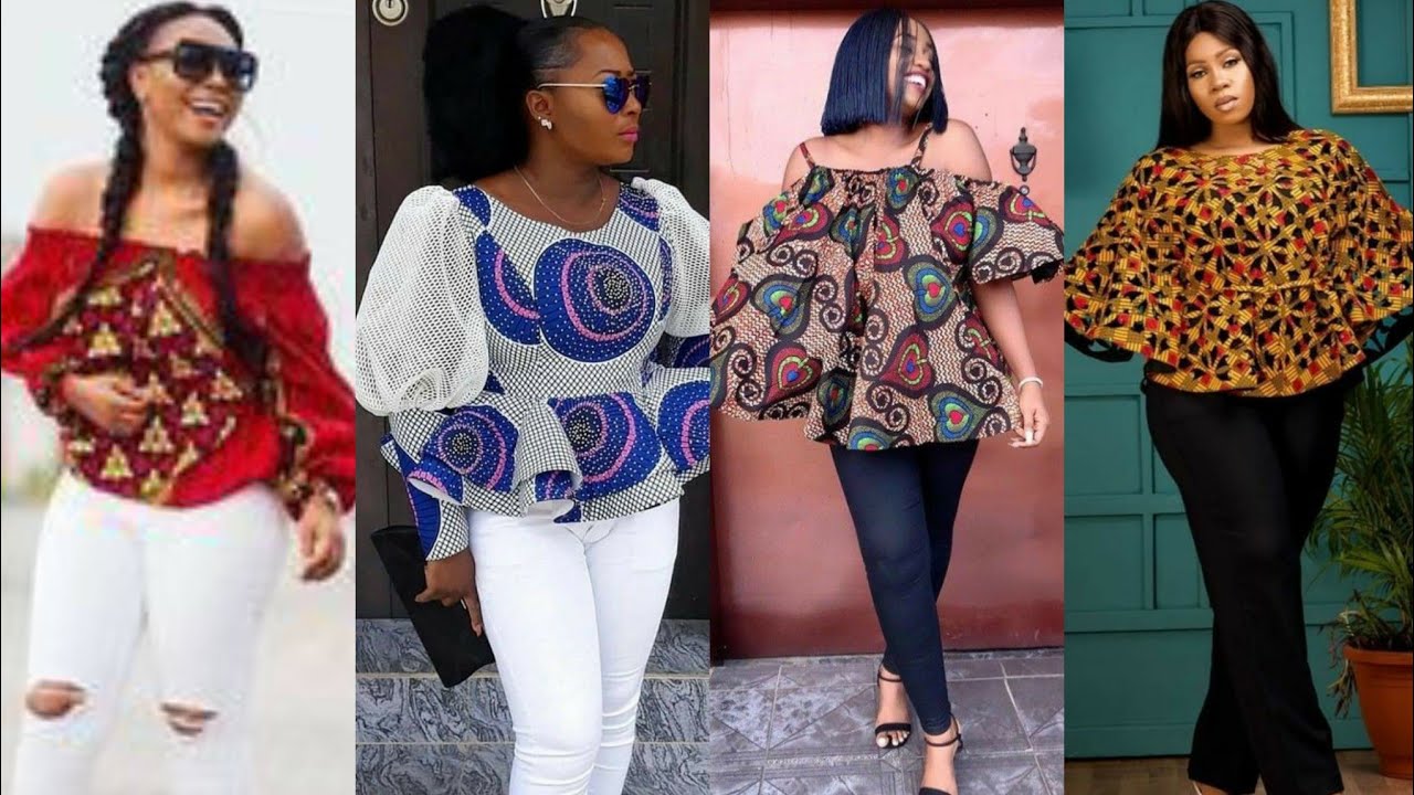 🆕️TRÈS BELLE TENUE AFRICAINE DE HAUT POUR FEMME EN WAX/PAGNE 2022 ANKARA TOPS  AFRICAN CASUAL DRESS