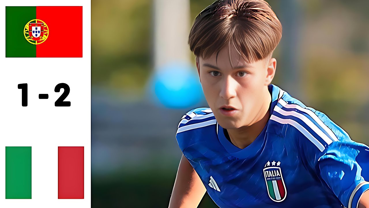 Portugal 1 x 2 Italy U17 International Friendly.[Extended Highlights & All Goals 2025]