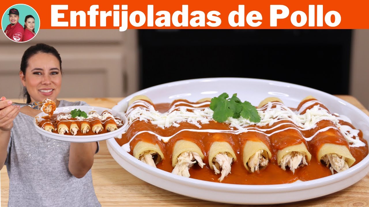 Cocinarás Estas Enfrijoladas Picositas de Pollo Rostizado en Sólo 30 Minutos 😱 llenas de Sabor |