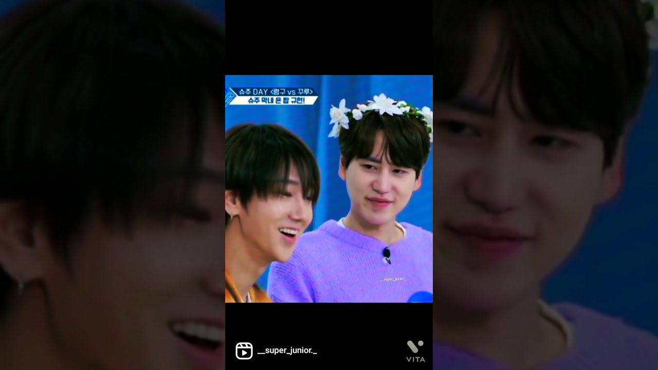 the way kyuhyun looks at yesung 💝 