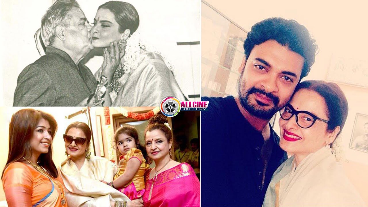 Actress Rekha Family Photos with Husband, Father, Mother, Sisters & Biography