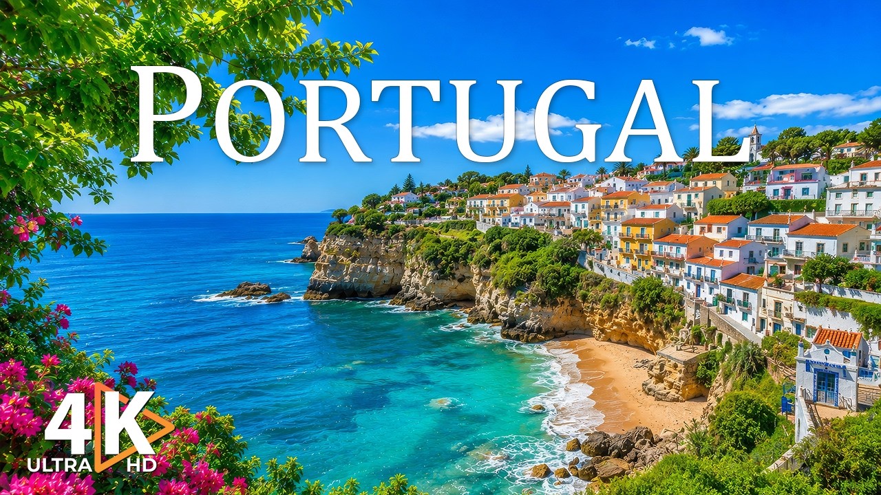 Portugal 4K UHD | Peaceful Piano Music & Breathtaking Natural Landscapes