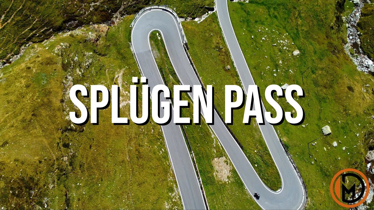 Spl&uuml;gen Pass / Passo Dello Spluga - Ride in the alps BMW R1200GS Adventure 4K