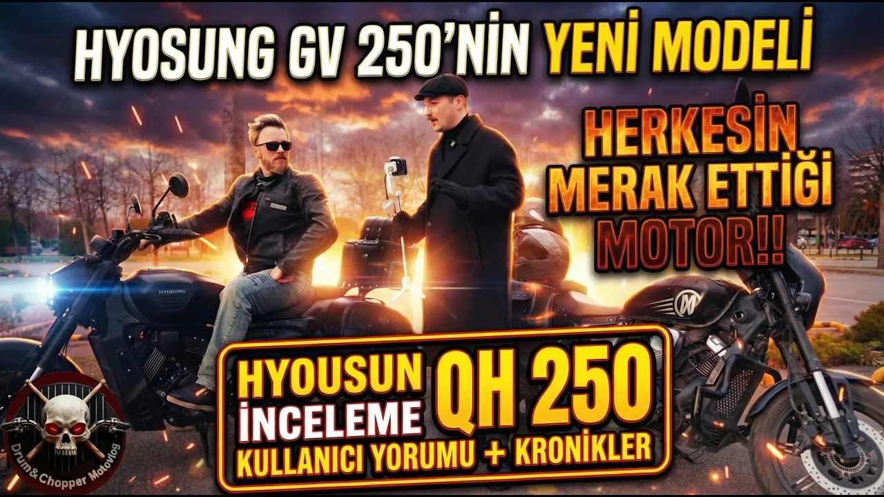 HYOSUNG QH 250 İNCELEME | KULLANICI YORUMU | KRONİKLER | CHOPPER MOTOR TAVSİYE