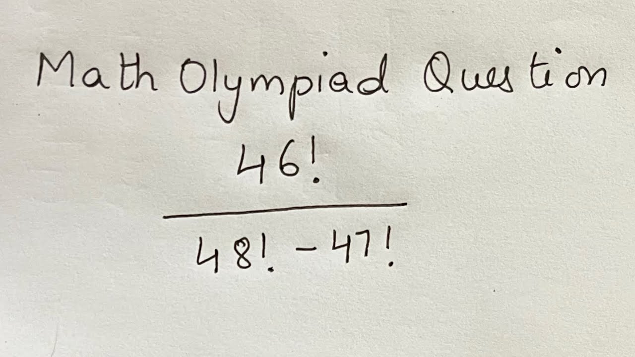 Switzerland | A Nice Factorial Problem | Math Olympiad