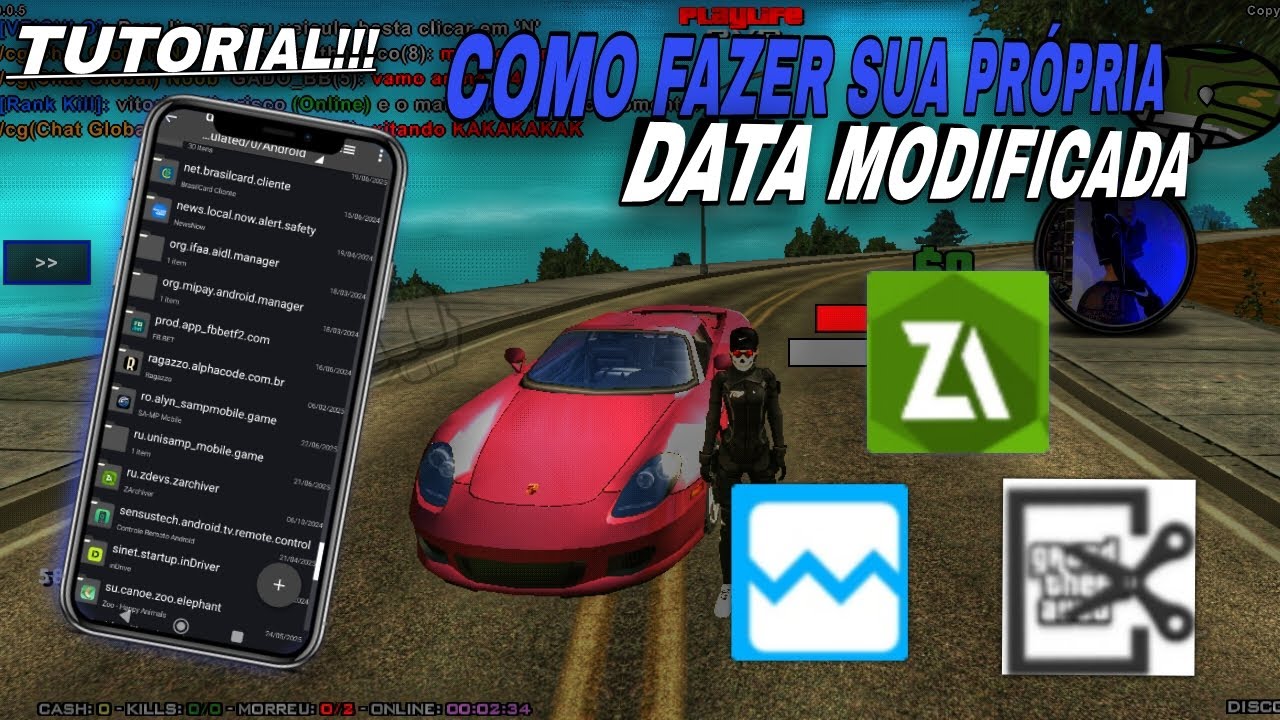 COMO CRIAR SUA PRÓPRIA DATA MODIFICADA NO MOBILE PARA SAMP LAUCHER ANDROID 13/14/15