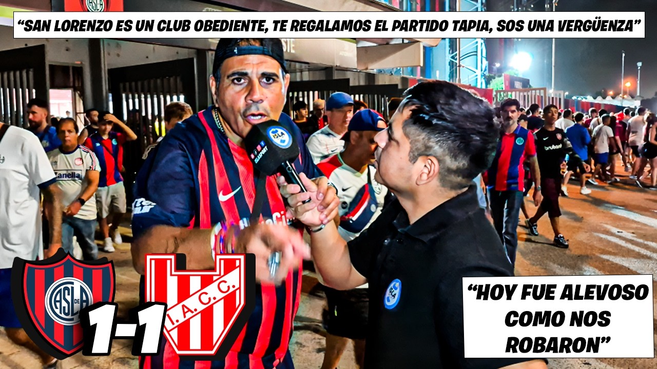 REACCIÓN CON HINCHAS 🎙🐦‍⬛ - SAN LORENZO 1-1 INSTITUTO - FECHA 7 - LIGA ARGENTINA - APERTURA🏆