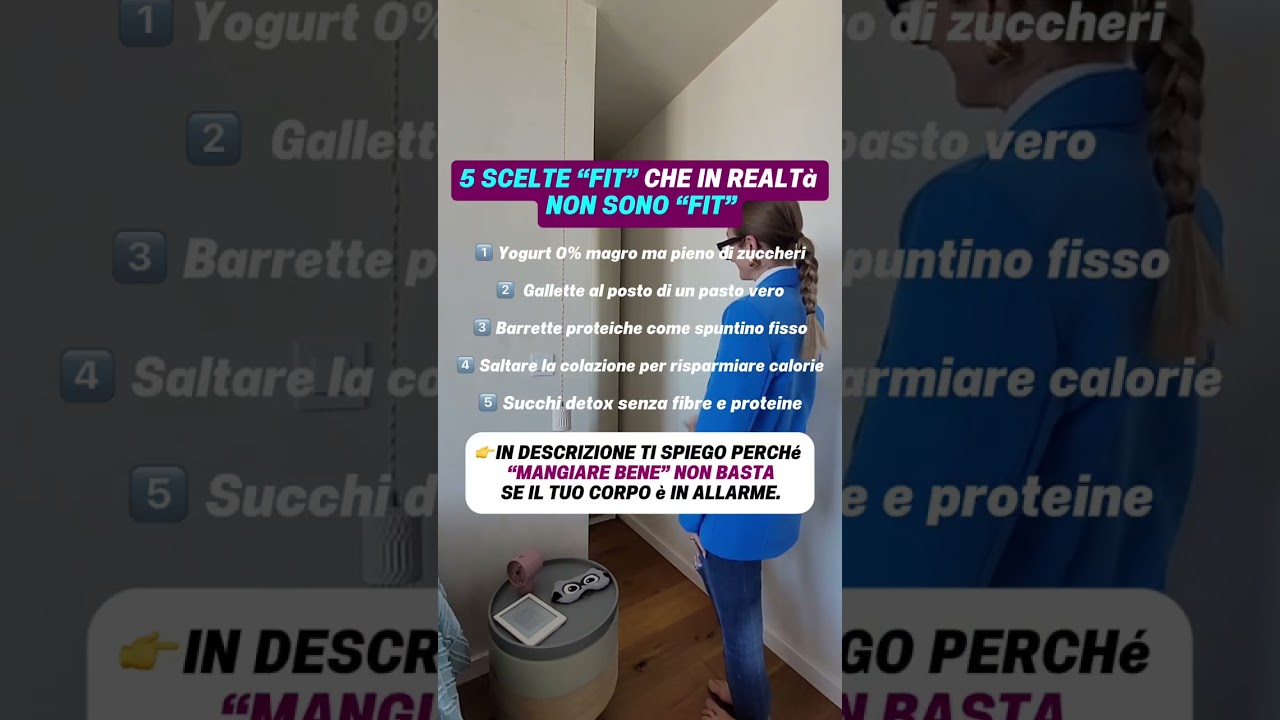 5 scelte “fit” che in realtà non sono “fit”