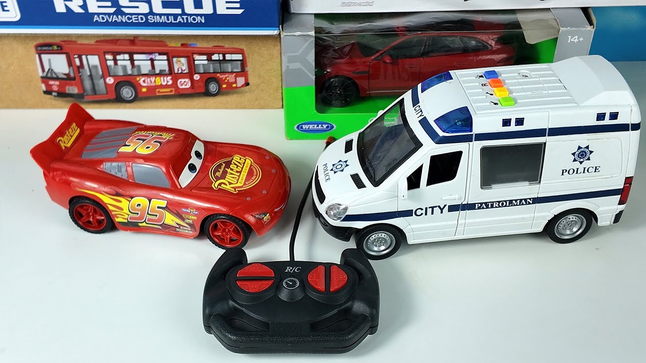 ASMR RC Unboxing & Test | RC F1 Racing Car, Fire Truck, Rescue Vehicle, Police Car & Truck Toy Cars!