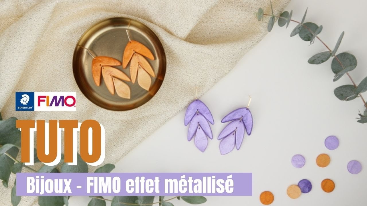 [TUTO] Boucles d'oreilles ▪ FIMO DIY STAEDTLER
