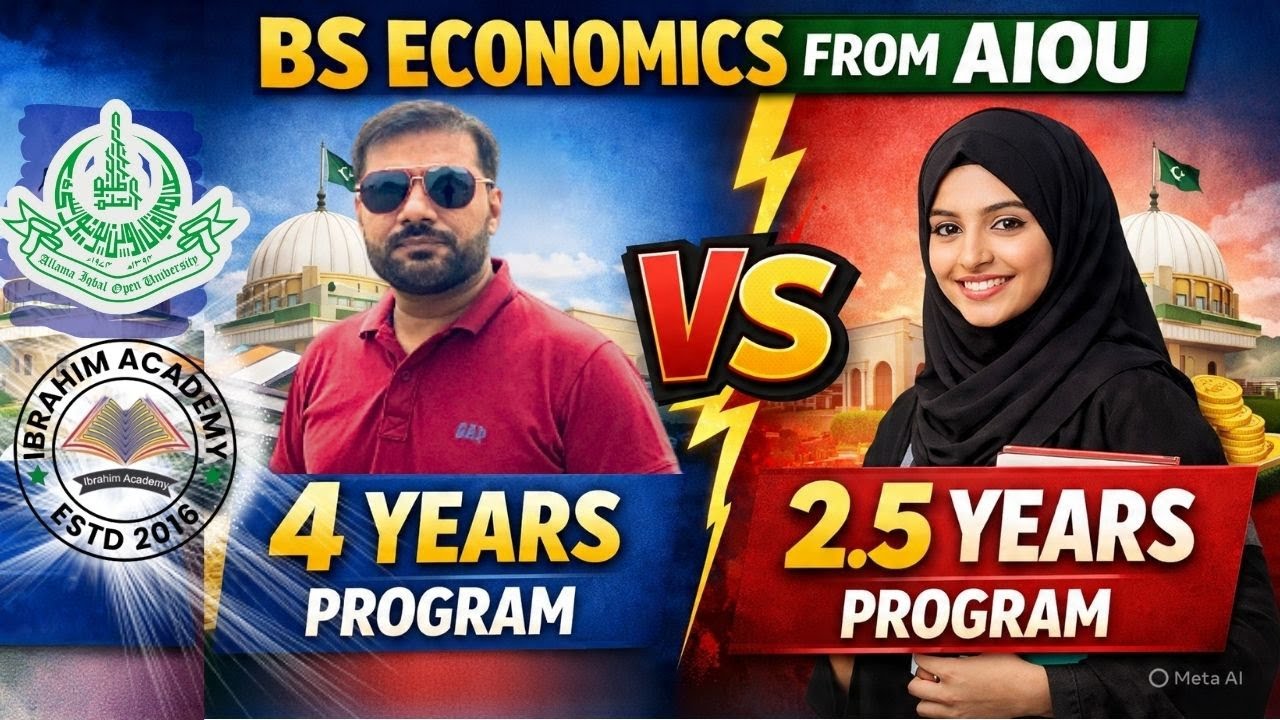 AIOU BS Economics (Complete Guide & Course Codes) | Which Program Is Better?