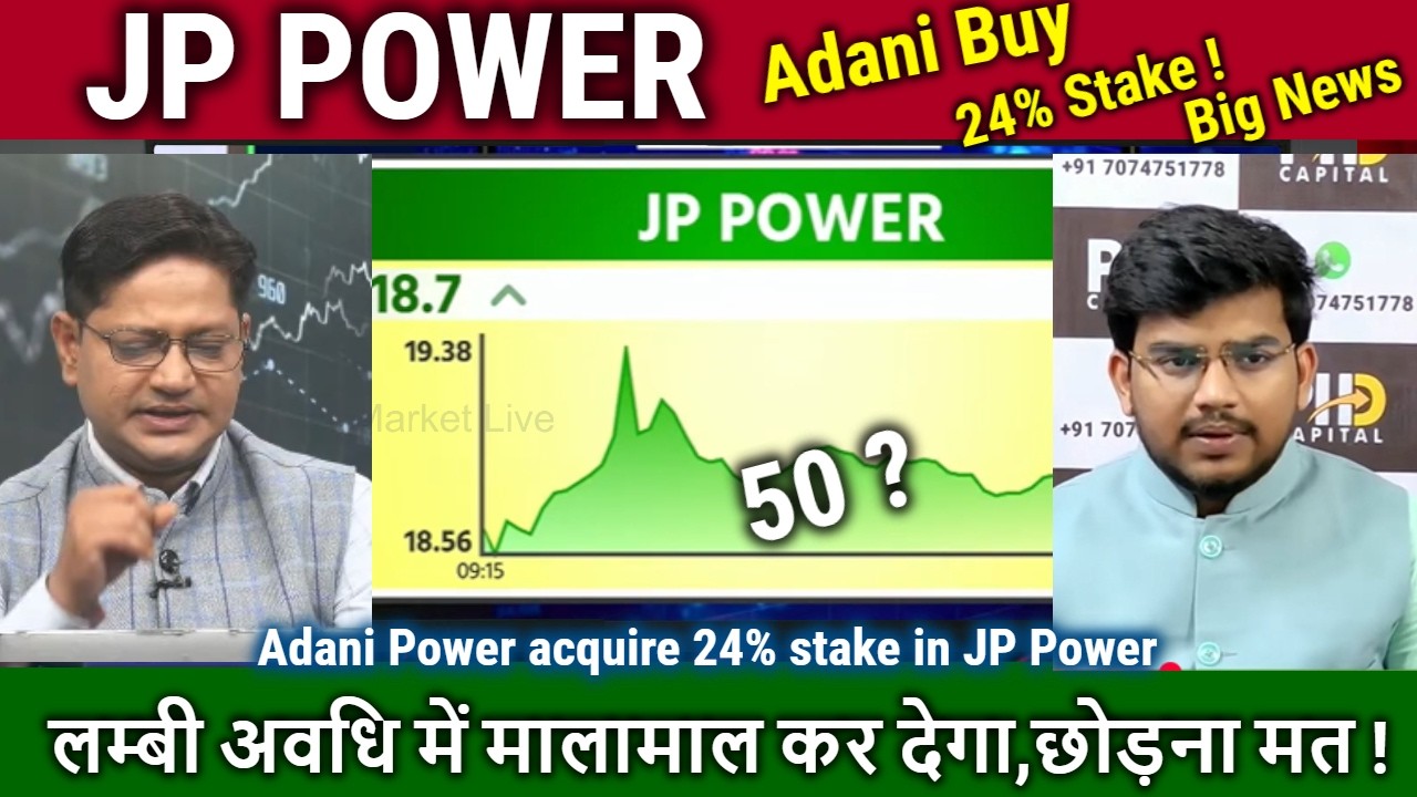 JP POWER share latest news,Buy?Adani Power acquire 24% stake in JP power,Future analysis,target 2030