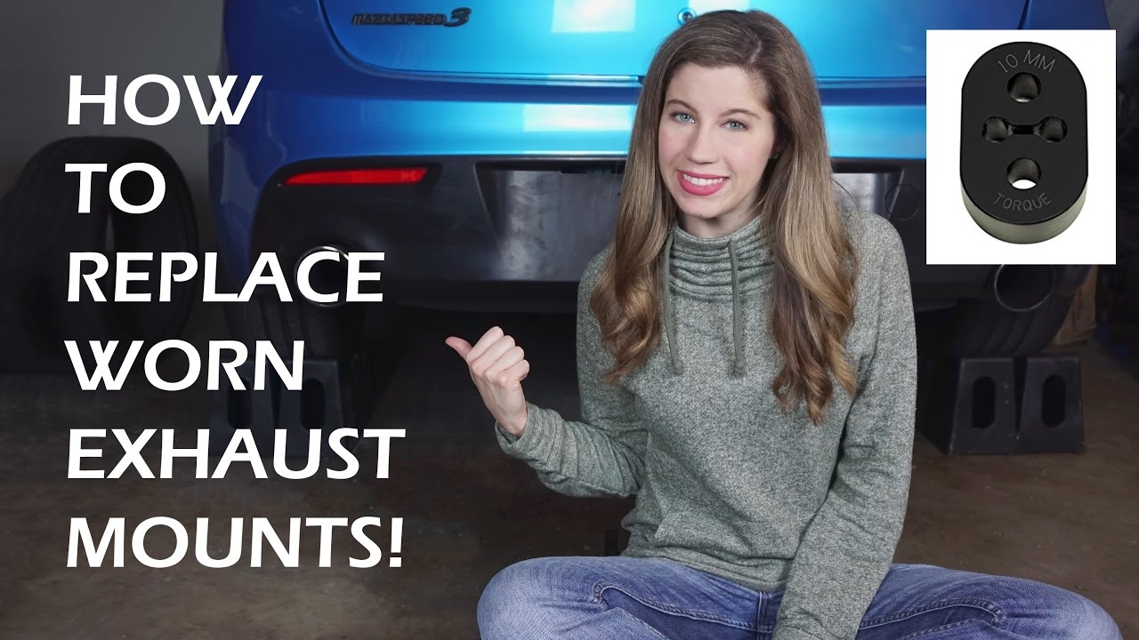 HOW TO REPLACE WORN OR BROKEN EXHAUST MOUNTS!