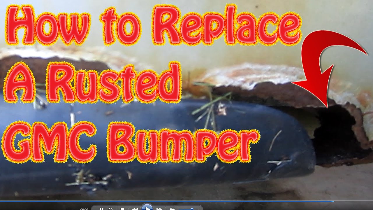 DIY How to Replace a Chevy Silverado Truck Rear Bumper How to Replace a Rusted GMC Sierra Bumper