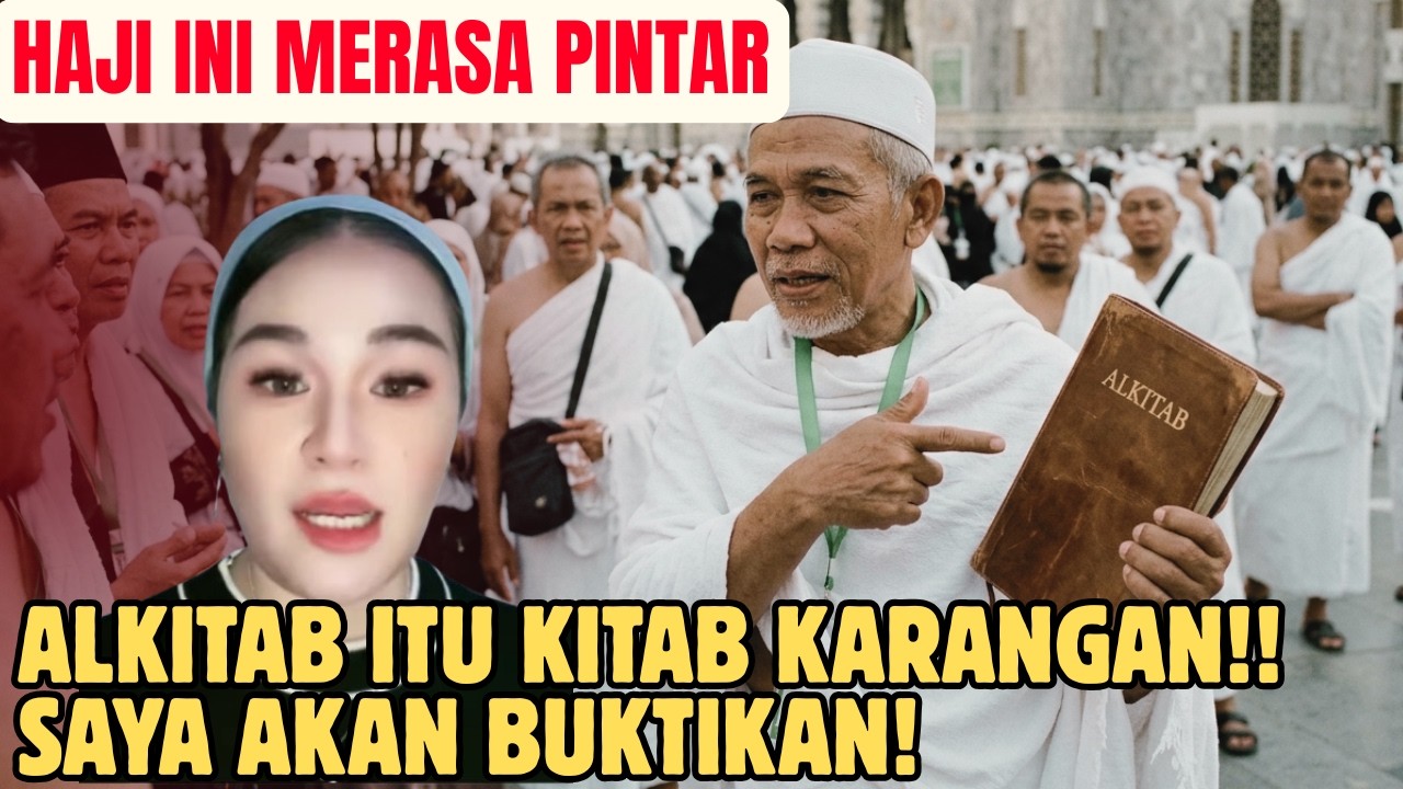 HAJI INI MERASA PINTAR SAMPAI SEBUT ALKITAB ITU KARANGAN! BEGINI TANGGAPAN AGATHA!