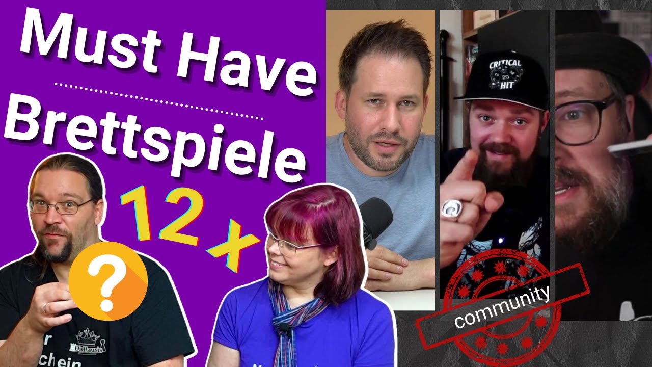 Diese 12 Brettspiele gehören in die Brettspielesammlung (Must Have Oktober 2021) Community Video