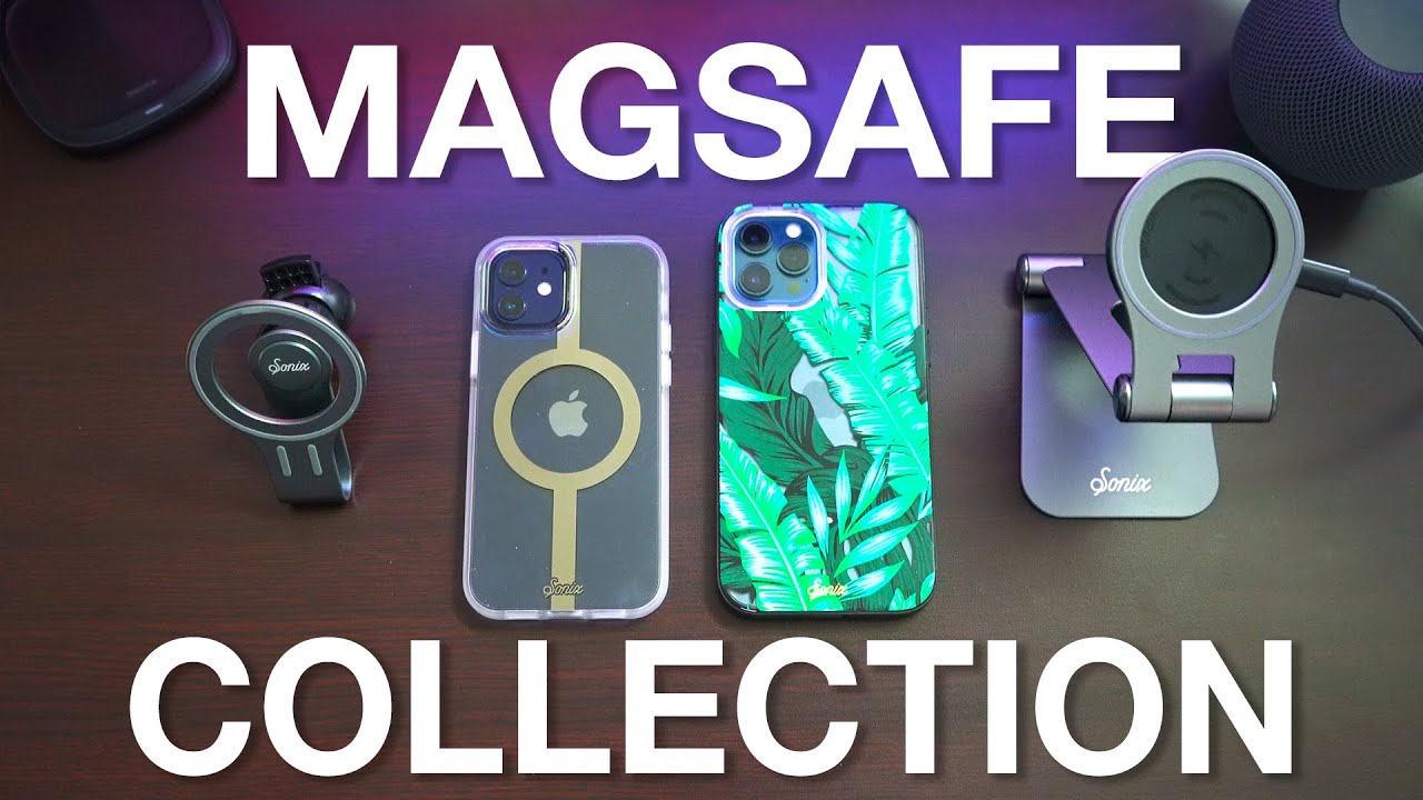 Sonix Entire MagSafe Accessories Lineup | Cases | Desk Stand | MagSafe Car Mount | Charger
