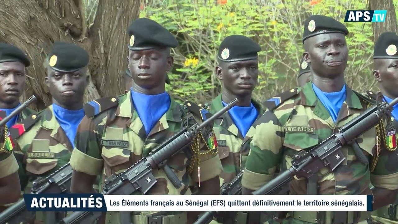 Les Éléments français au Sénégal (EFS) quittent définitivement le territoire sénégalais.
